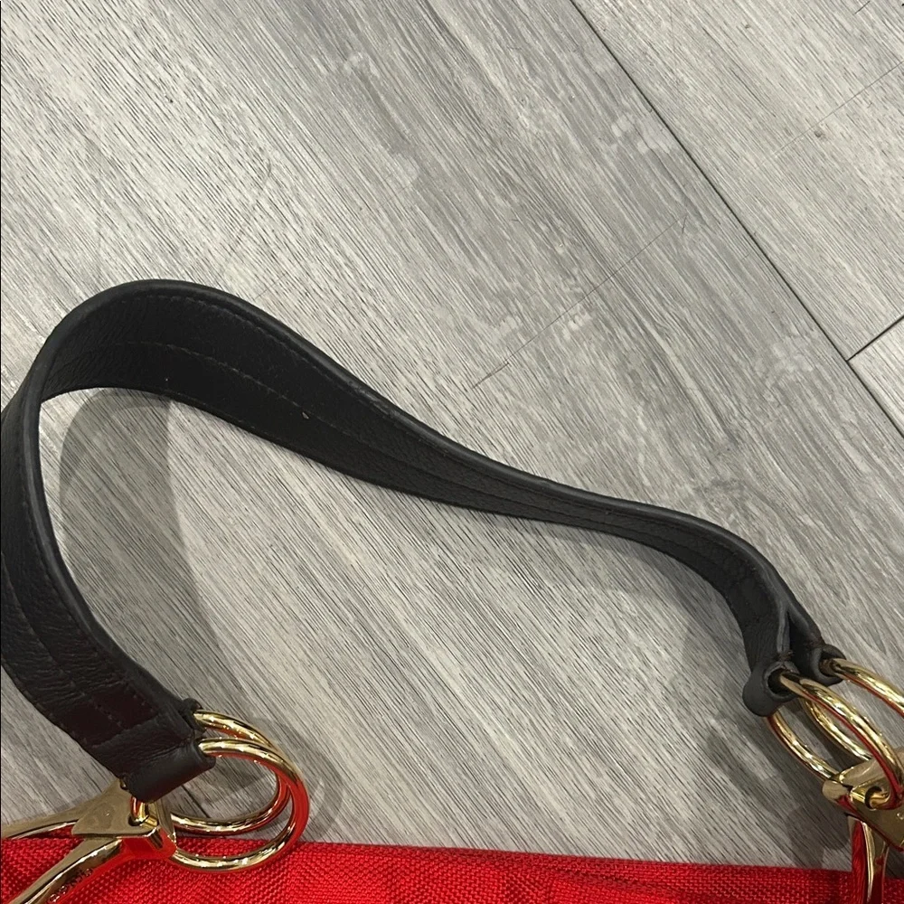 JPK Paris 75 Orange Tote Bag! EUC Gorgeous heavy hardware!